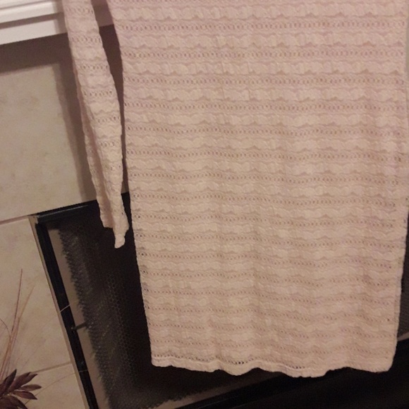 NWT Forever 21 Blush Lace Dress Bodycon Medium - Picture 4 of 7